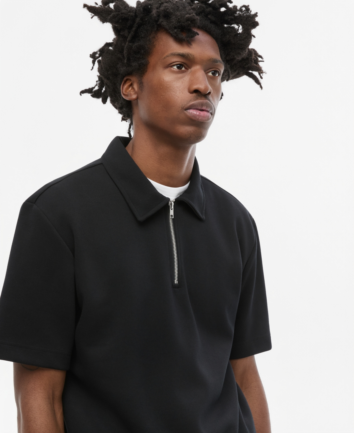 Mode of One Men's Quarter-Zip Sweatshirt Polo, Macy's Exclusive