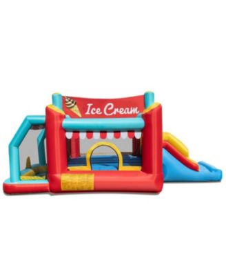 Inflatable Bounce House 5-in-1 with Ice Cream Theme and Blower