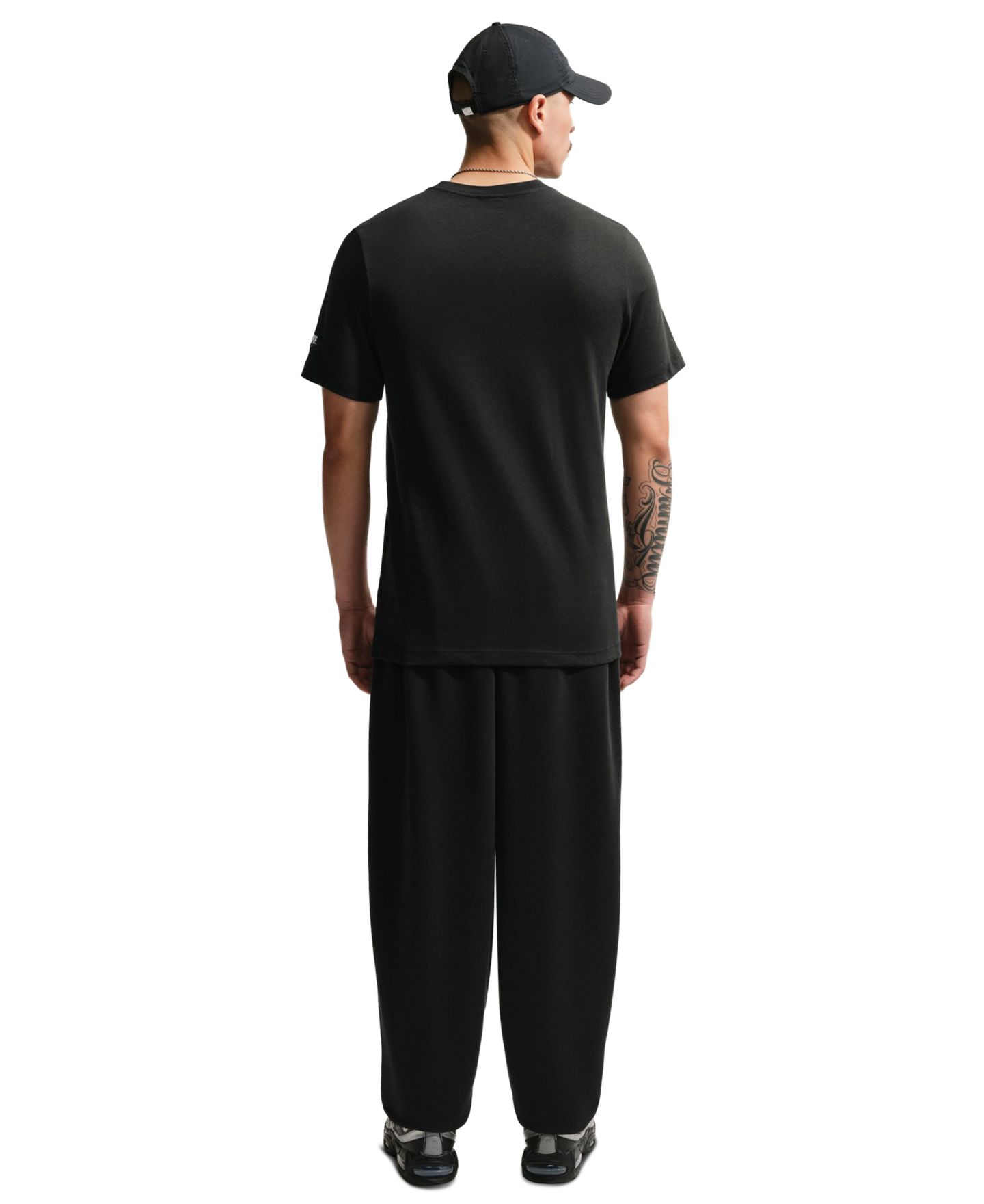 Мужская футболка Nike Sportswear Crewneck, цвет: Чёрный — фото 6