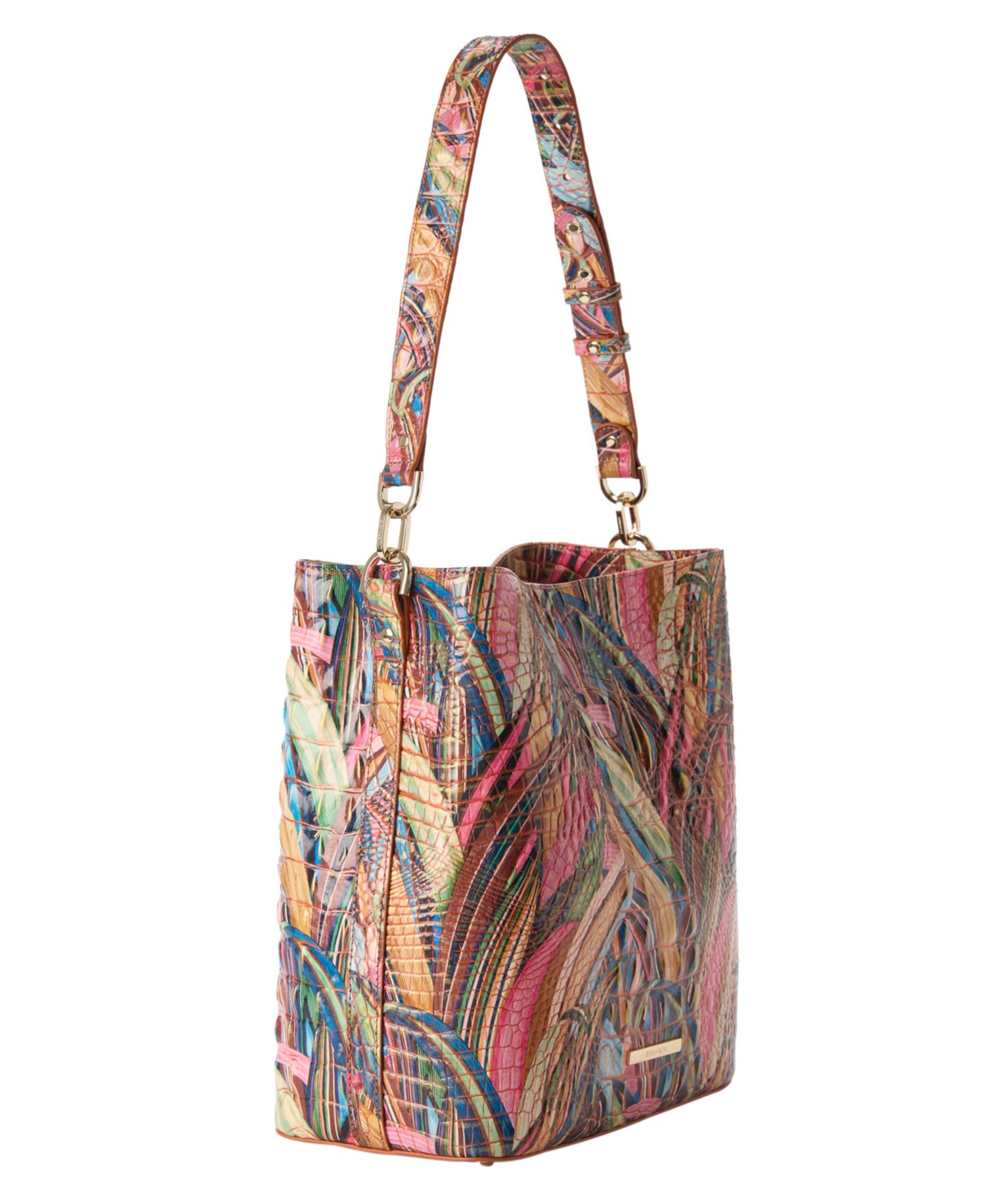 Celina Melbourne Small Leather Bucket Handbag