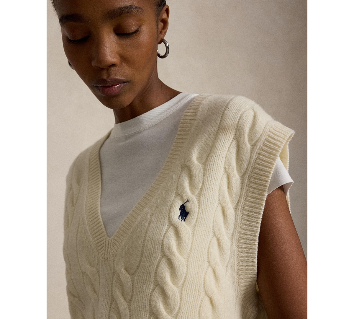 Polo Ralph Lauren Women's Sleeveless V-Neck Sweater Vest