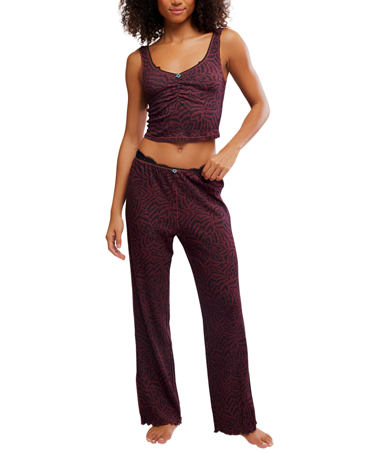 Free People Women's Fresh Love Printed Lounge Set