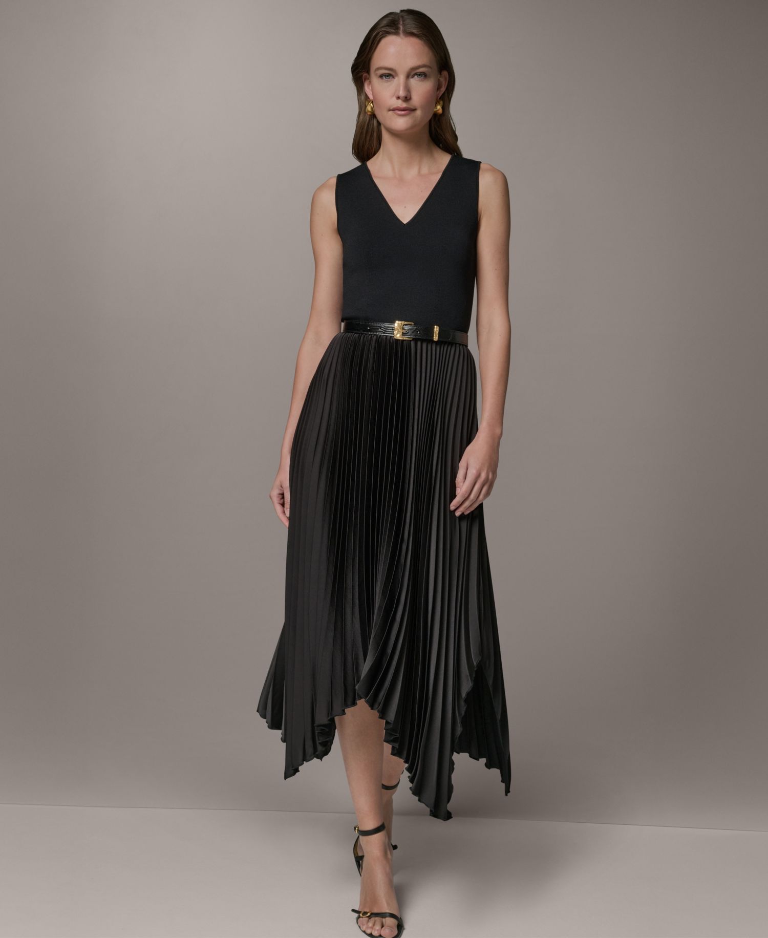 Petite V-Neck Dress