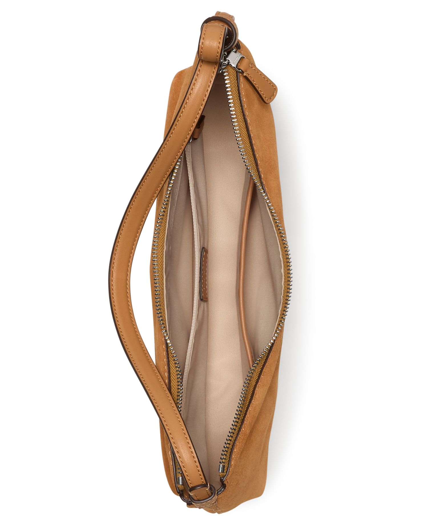 Loop Suede Medium Shoulder Bag
