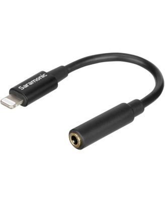 SR-C2002 Apple Lightning Connector to Female 3.5mm TRRS Audio Jack Adapter Cable,