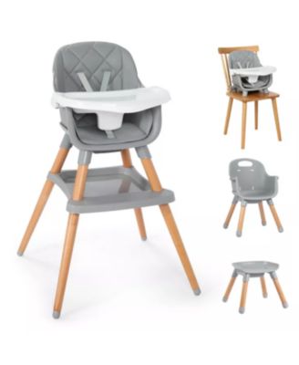 7-in-1 Convertible Baby High Chair with Removable Tray and 5-Point Harness