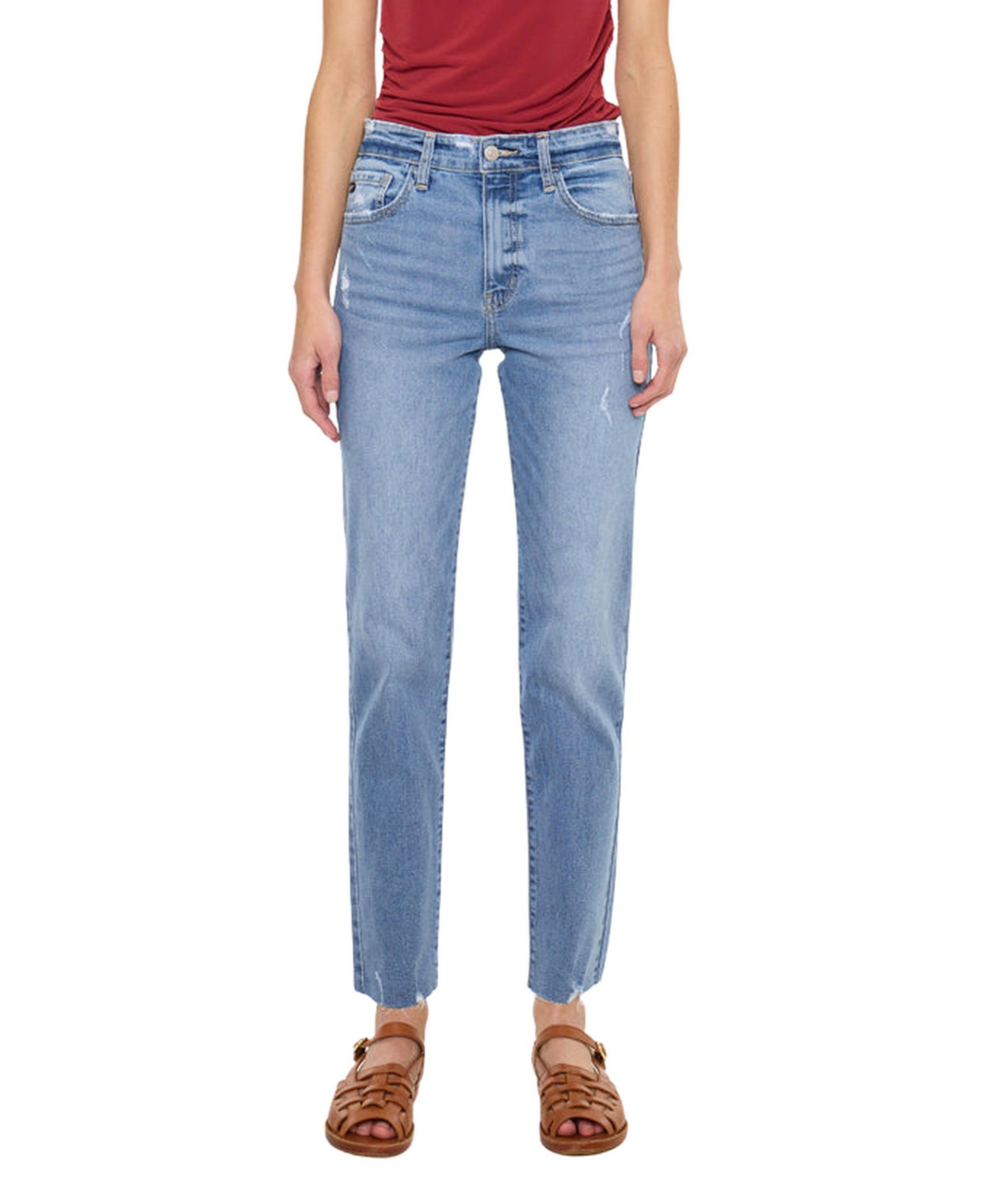 Women's Ariana High Rise Straight Jeans