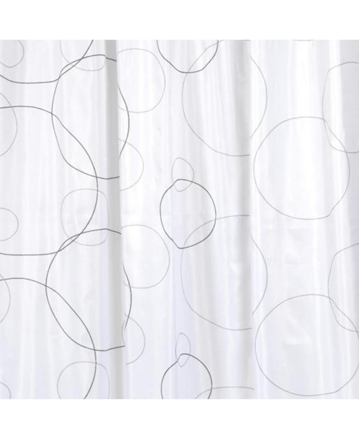 Carnation Home Fashions Ava Fabric Shower Curtain