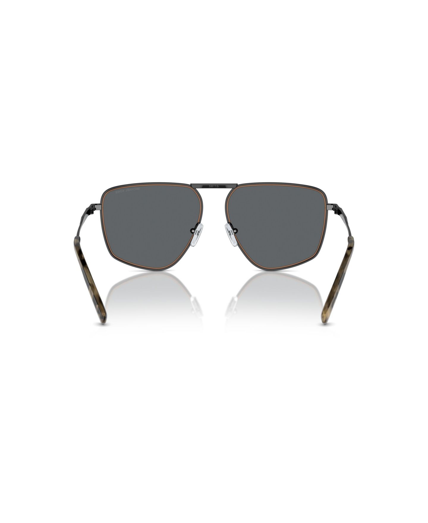 Мужские солнцезащитные очки Michael Kors Pilot Sunglasses, Silverton MK1153, цвет: Блестящий чёрный — фото 4