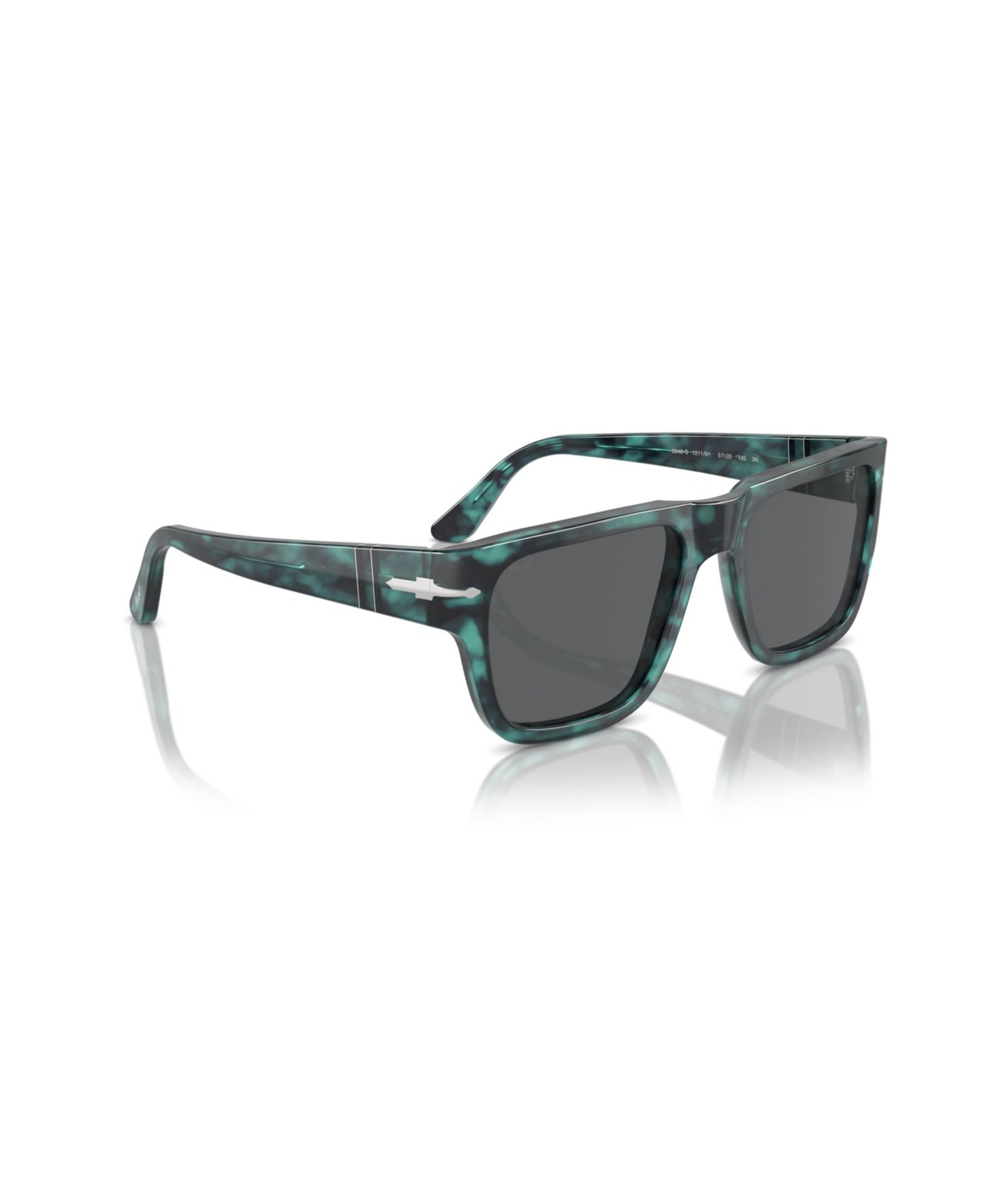 Солнцезащитные очки Persol Unisex Square, PO3348S, цвет: Синий гавана — фото 6