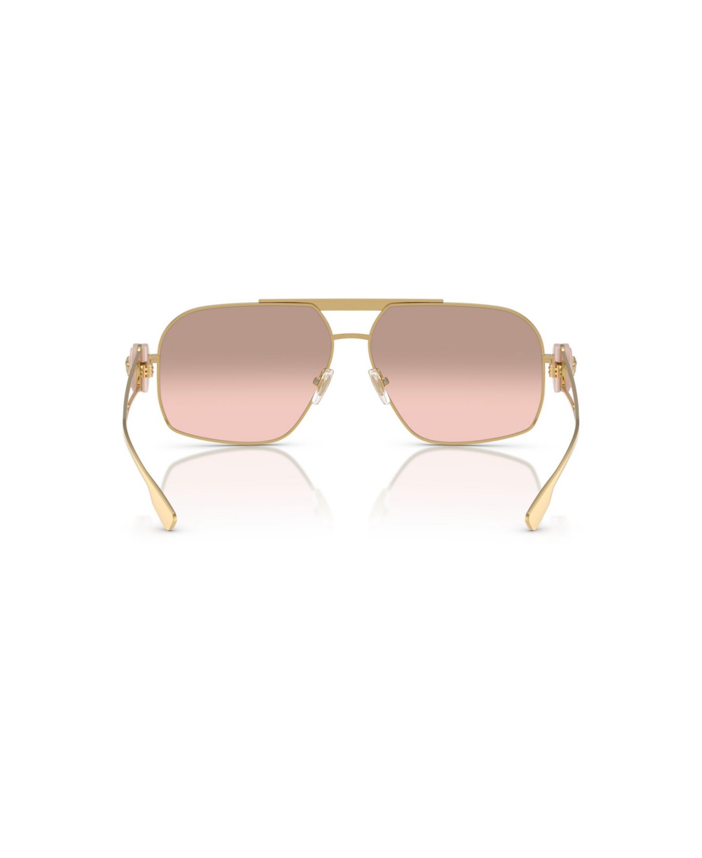 Мужские солнцезащитные очки Versace Geometric Sunglasses, VE2269, цвет: Золотой — фото 4