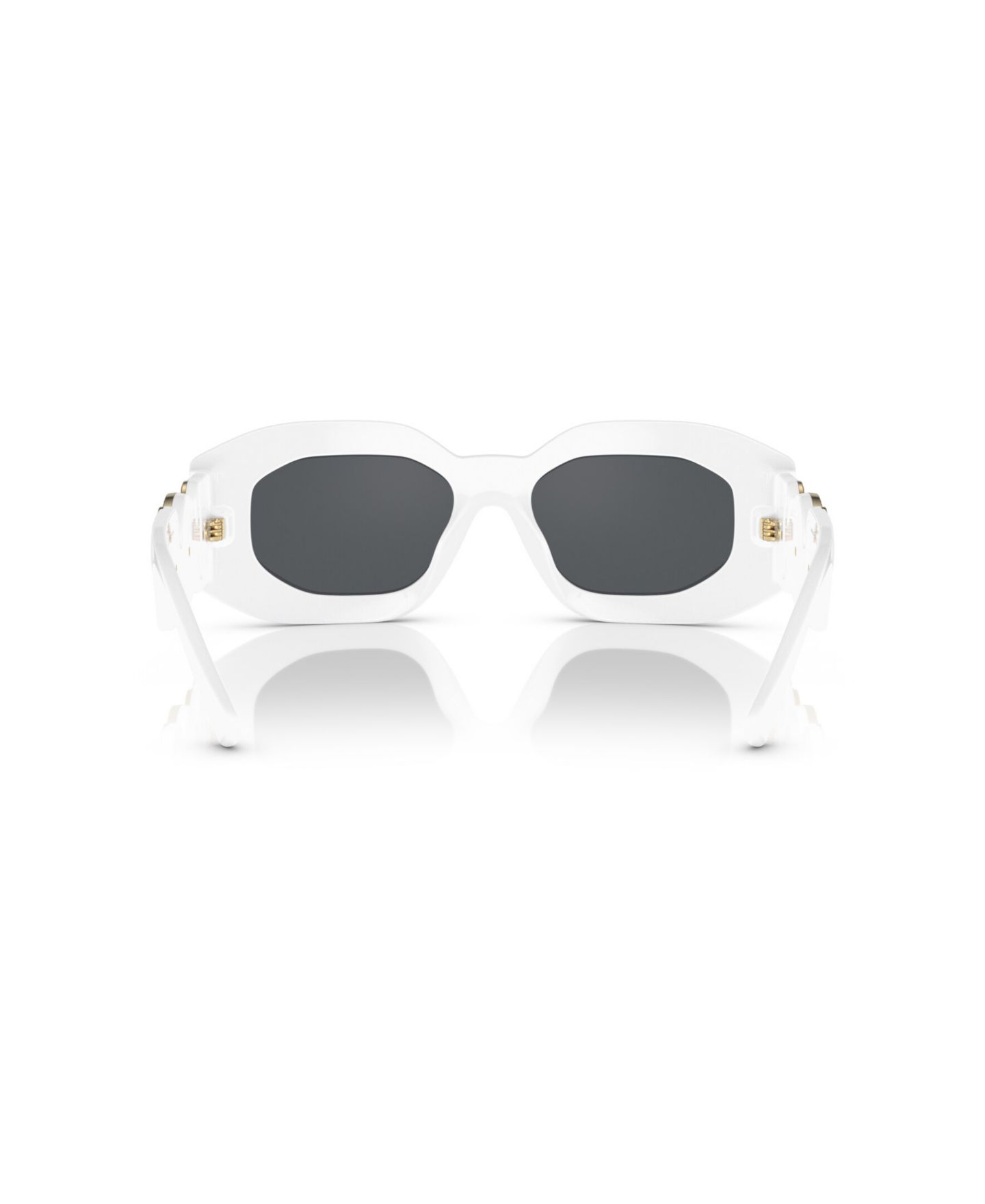 Мужские солнцезащитные очки Versace Geometric Sunglasses, VE4425U, цвет: Белый — фото 4