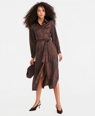 Women's Emmalarico Printed Twill Shirt-Dress