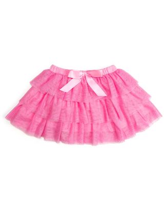 Sweet Wink Little and Big Girls Raspberry Bow Tiered Tutu Skirt - Raspberry 38$