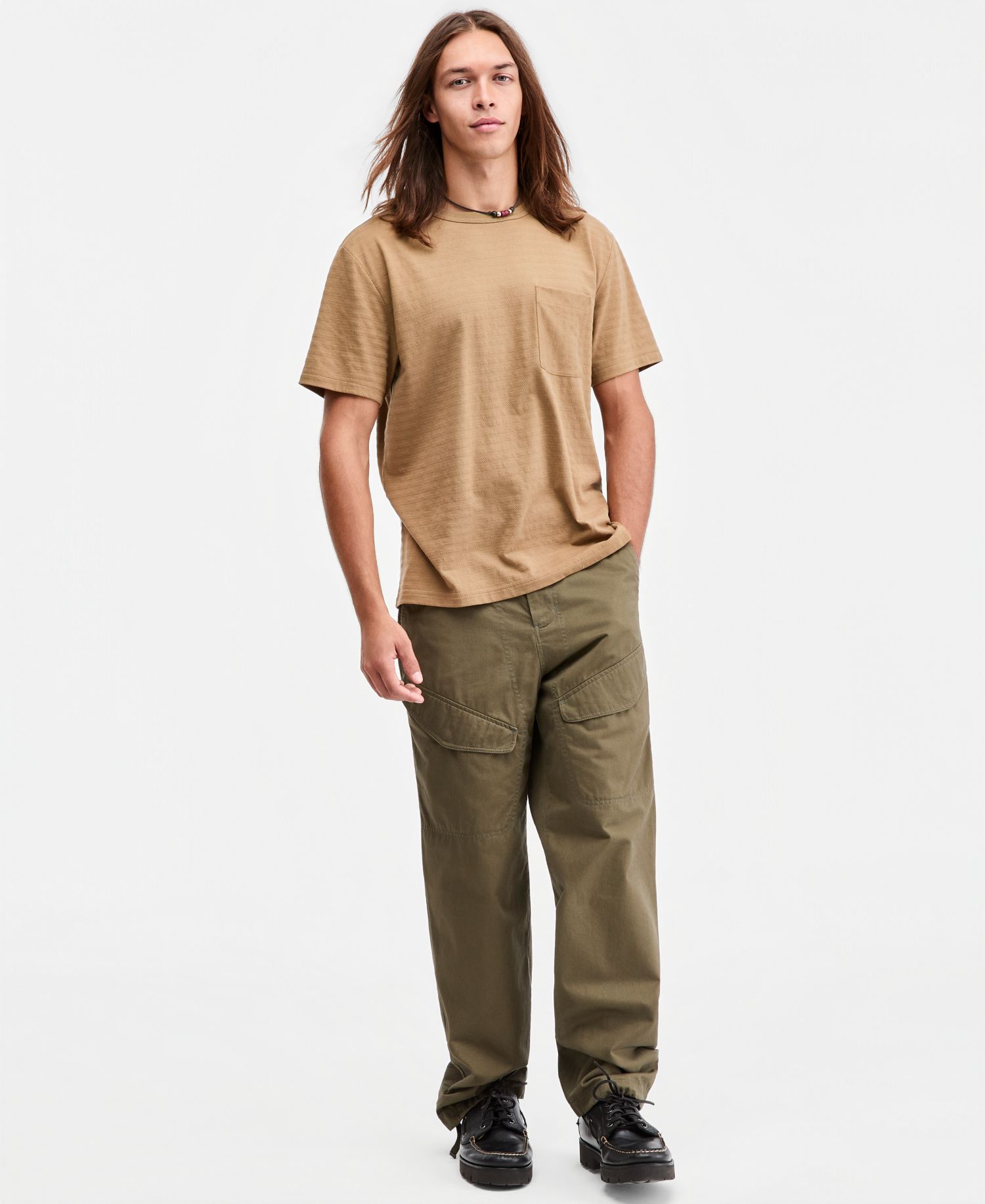 Men's Tonal Stripe Jacquard T-Shirt