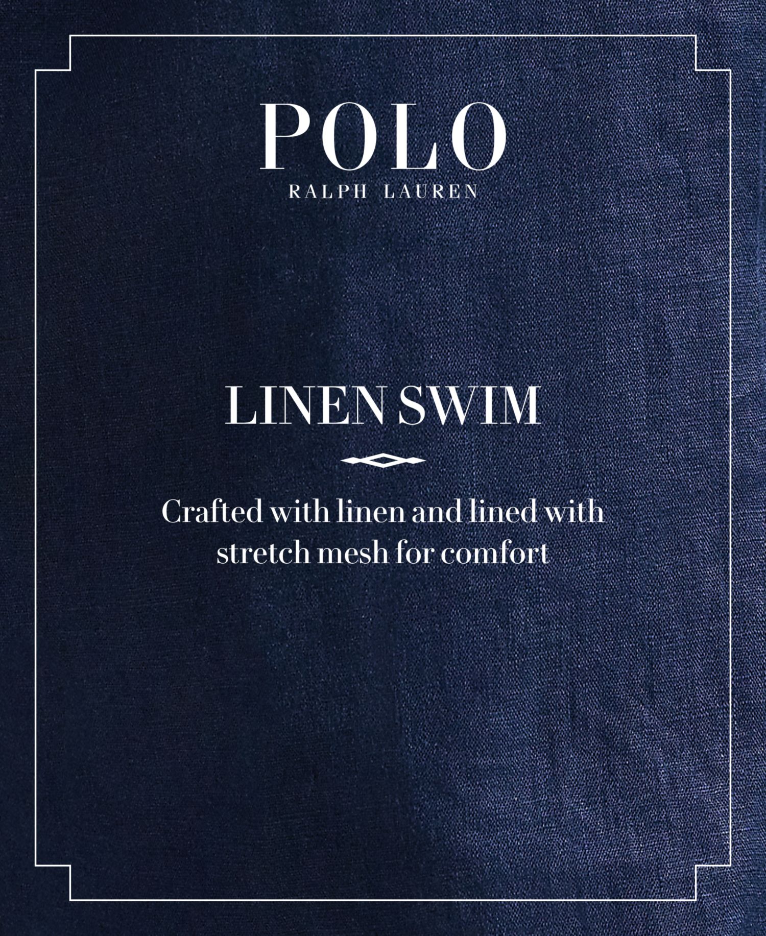 Men's Embroidered Swim Trunks