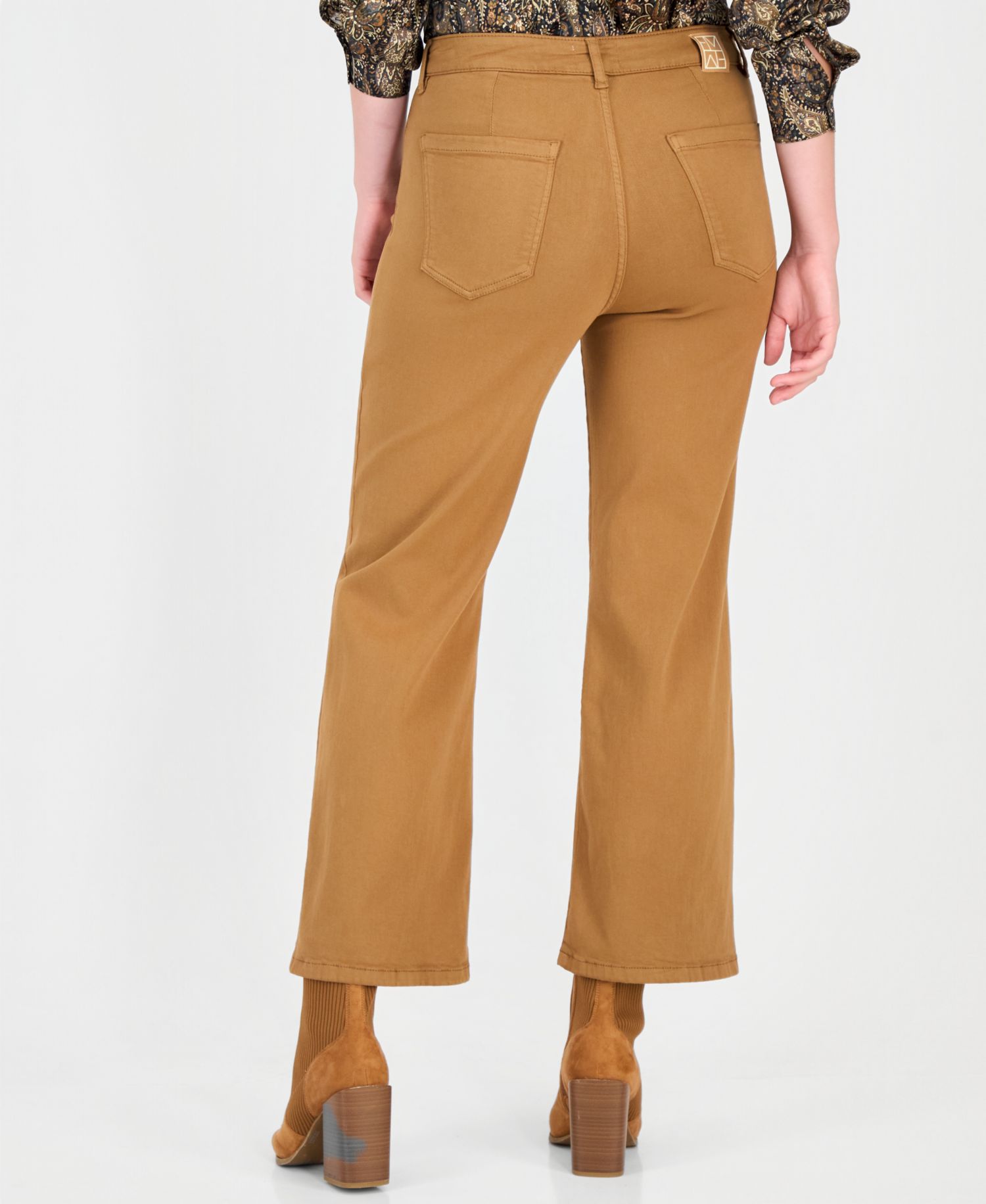 Women's EMMFUXIA Wide-Leg High-Waisted Stretch Trousers