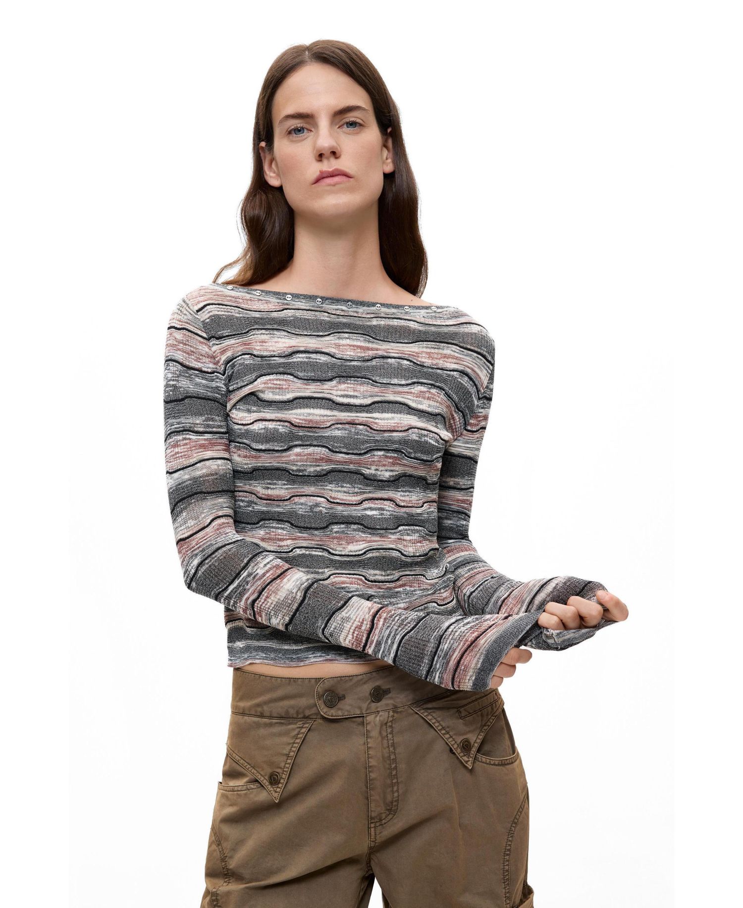 Women's Fine striped sweater