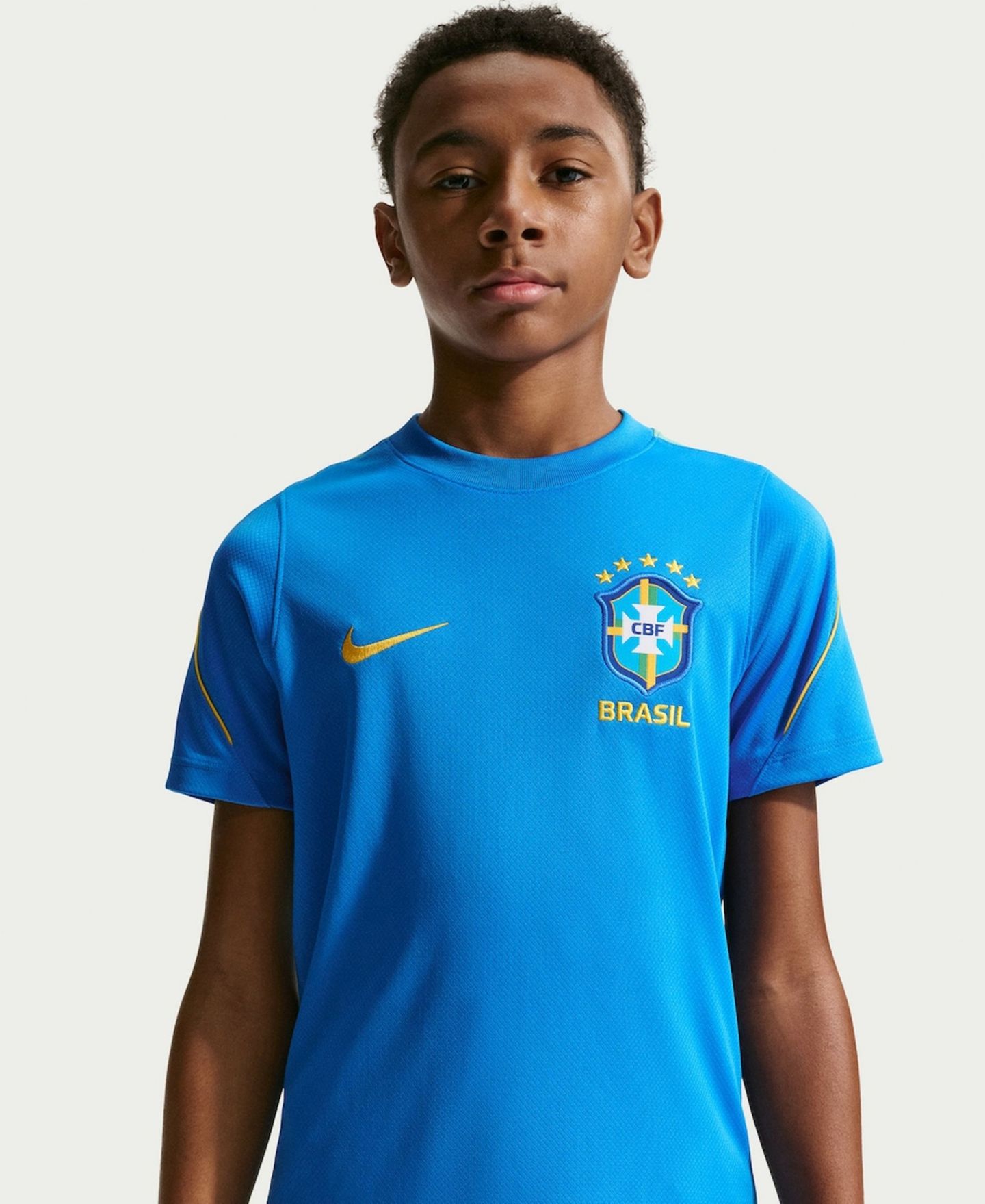 Детская футболка Nike Brazil National Team 2026 Strike Dri-FIT, синяя — фото 2
