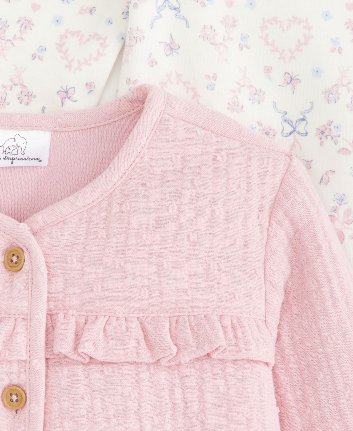 Baby Girls' 3M-24M Jacket, Bodysuit & Bubble Pants, 3-Piece Set