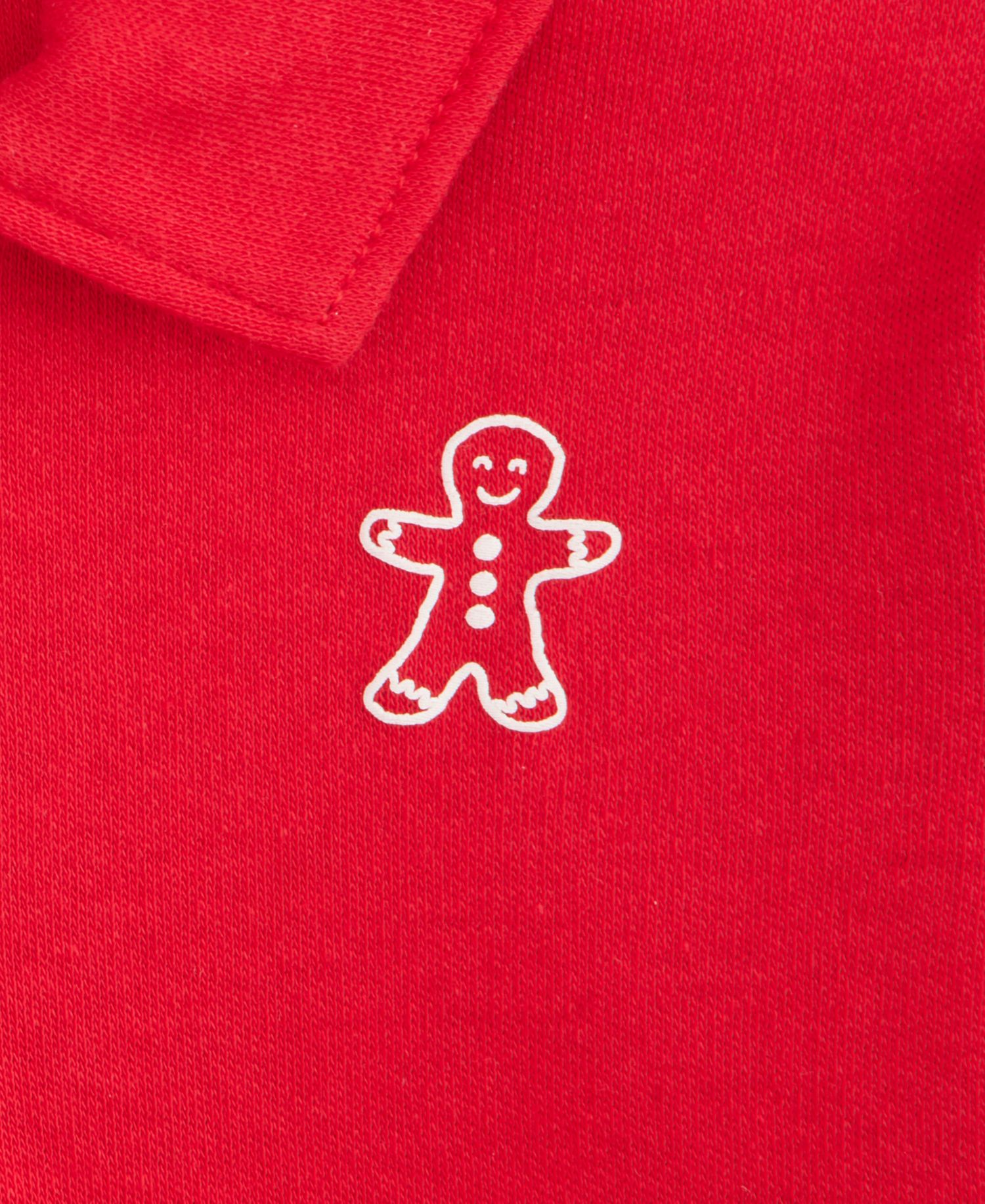 Baby Boys' 3M-24M Mix & Match Long-Sleeve Gingerbread Polo T-Shirt