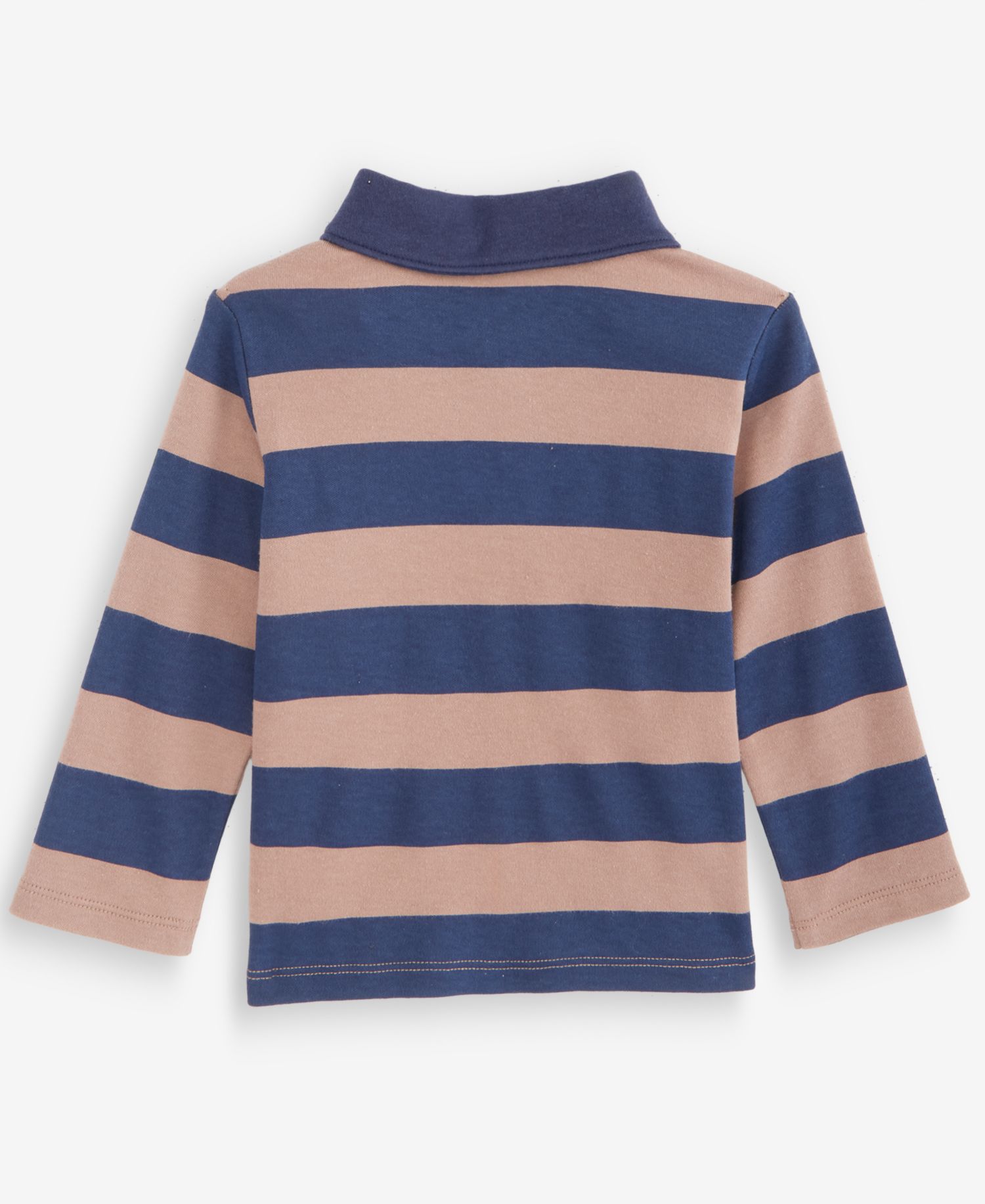 Baby Boys' 3M-24M Mix & Match Long-Sleeve Rugby-Stripe Polo T-Shirt