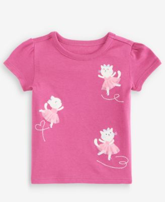 Toddler Girls' Mix & Match Ballerina Cats Short-Sleeve T-Shirt