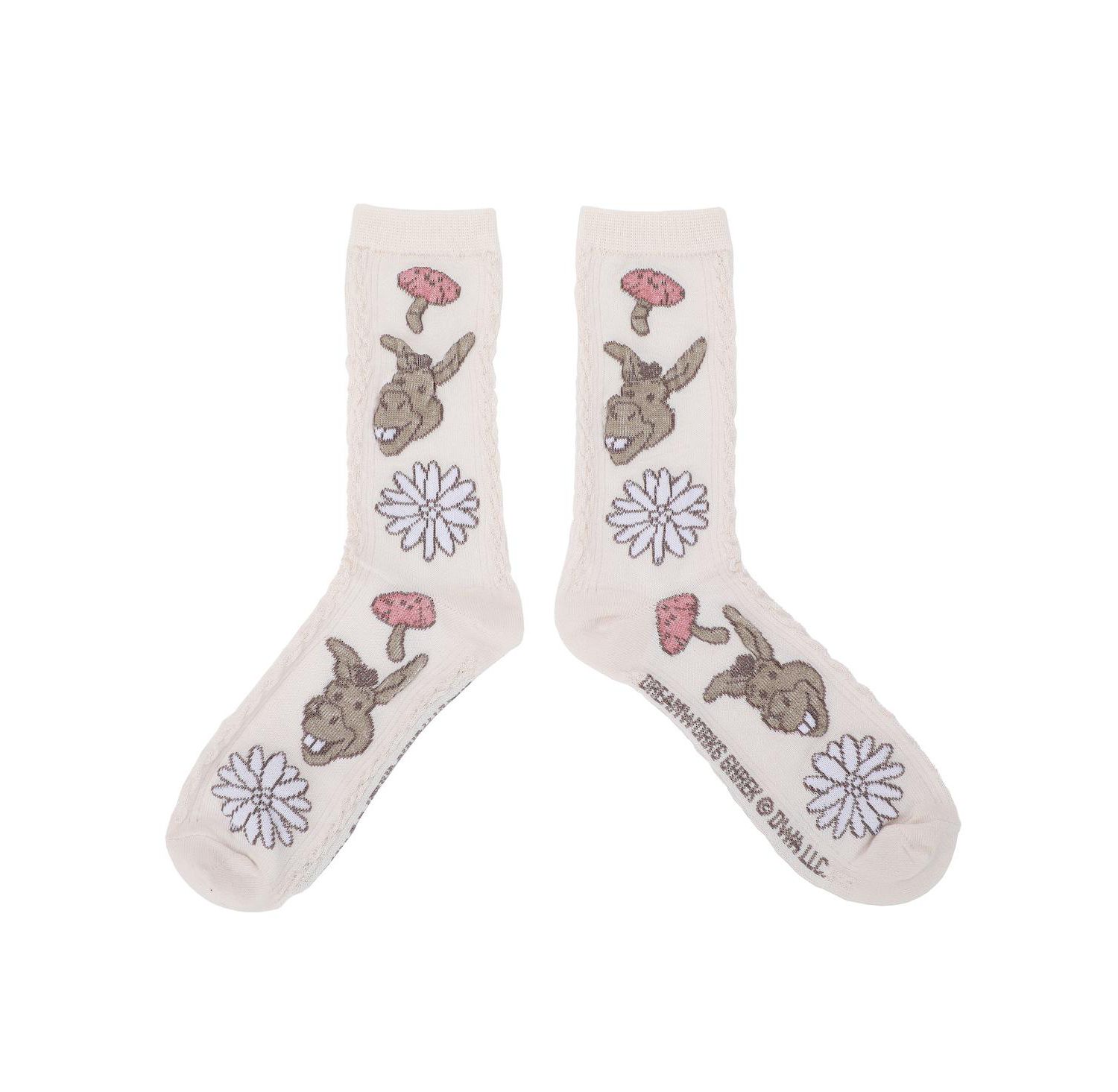 Women's Donkey Flora Patterns 2-Pair Socks