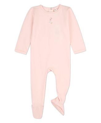 Baby Girls "Sitting Goose" Cotton-Rich Embroidered Footie - Infant