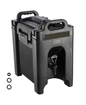 Insulated Beverage Dispenser, 2.5 gal Thermal Drink Server with Two-Stage Faucet