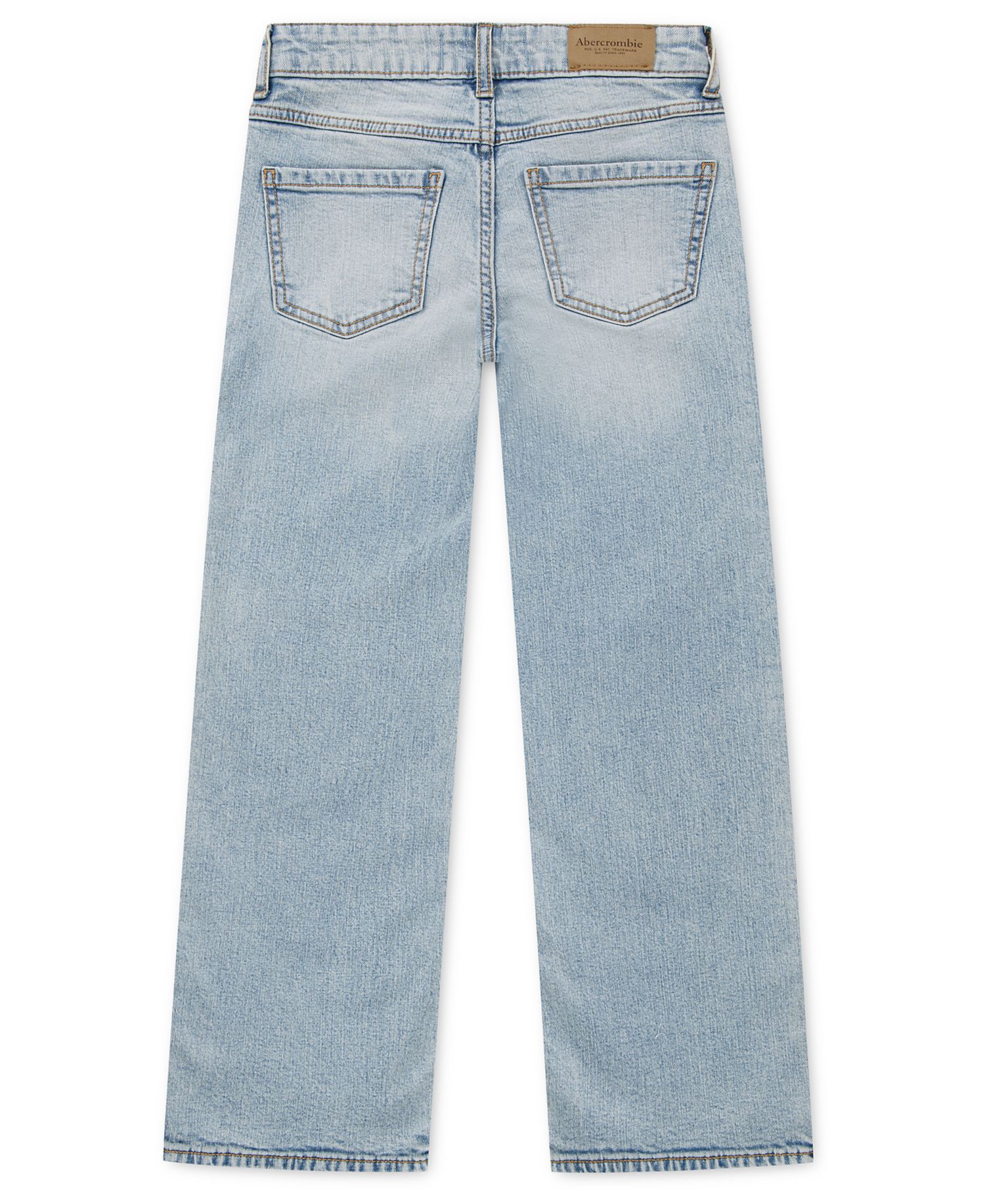 Girls' 5-16 Braided High-Rise Wide-Leg Jeans