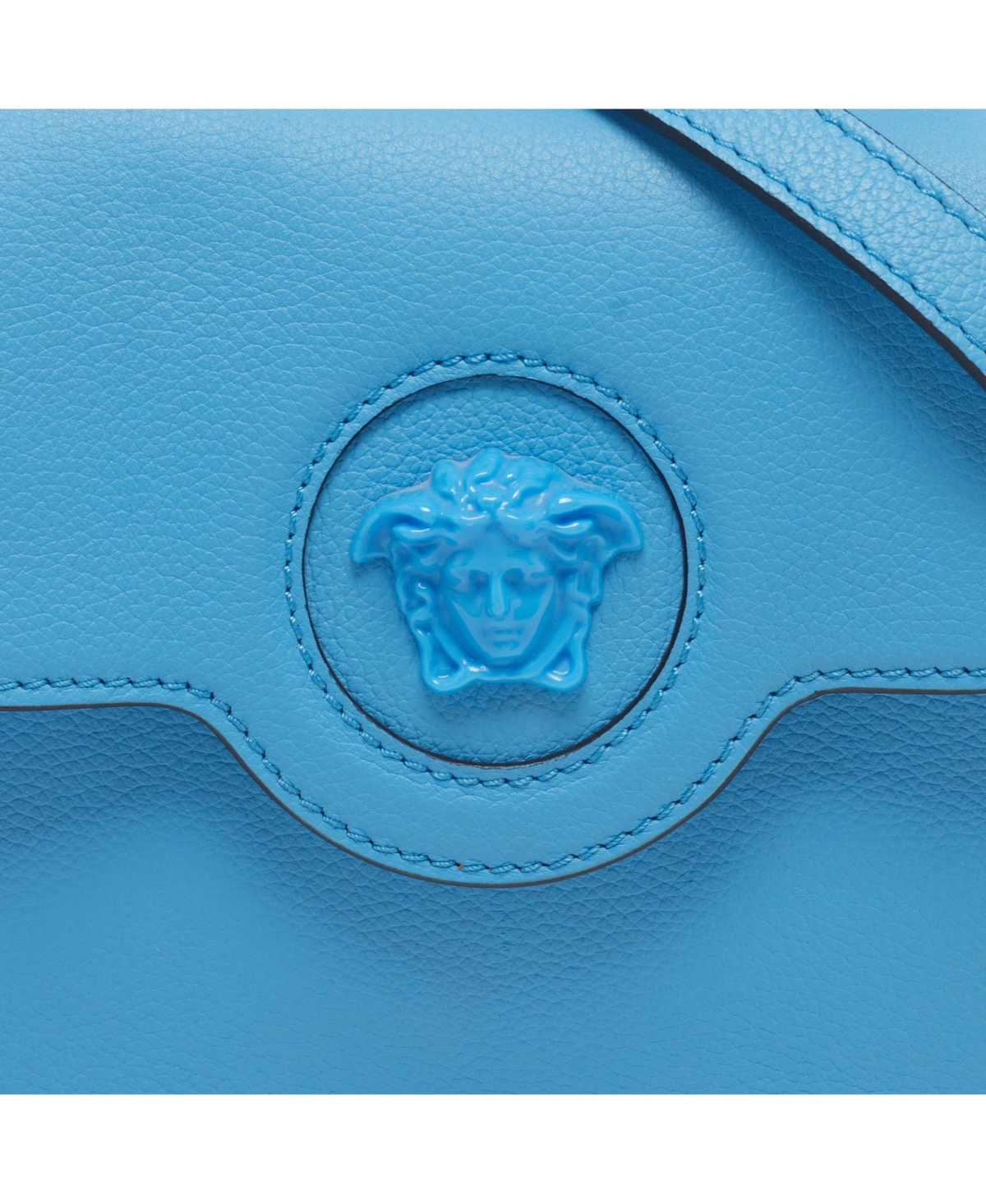 Pre-Owned Versace La Medusa Mini Leather Top Handle Bag