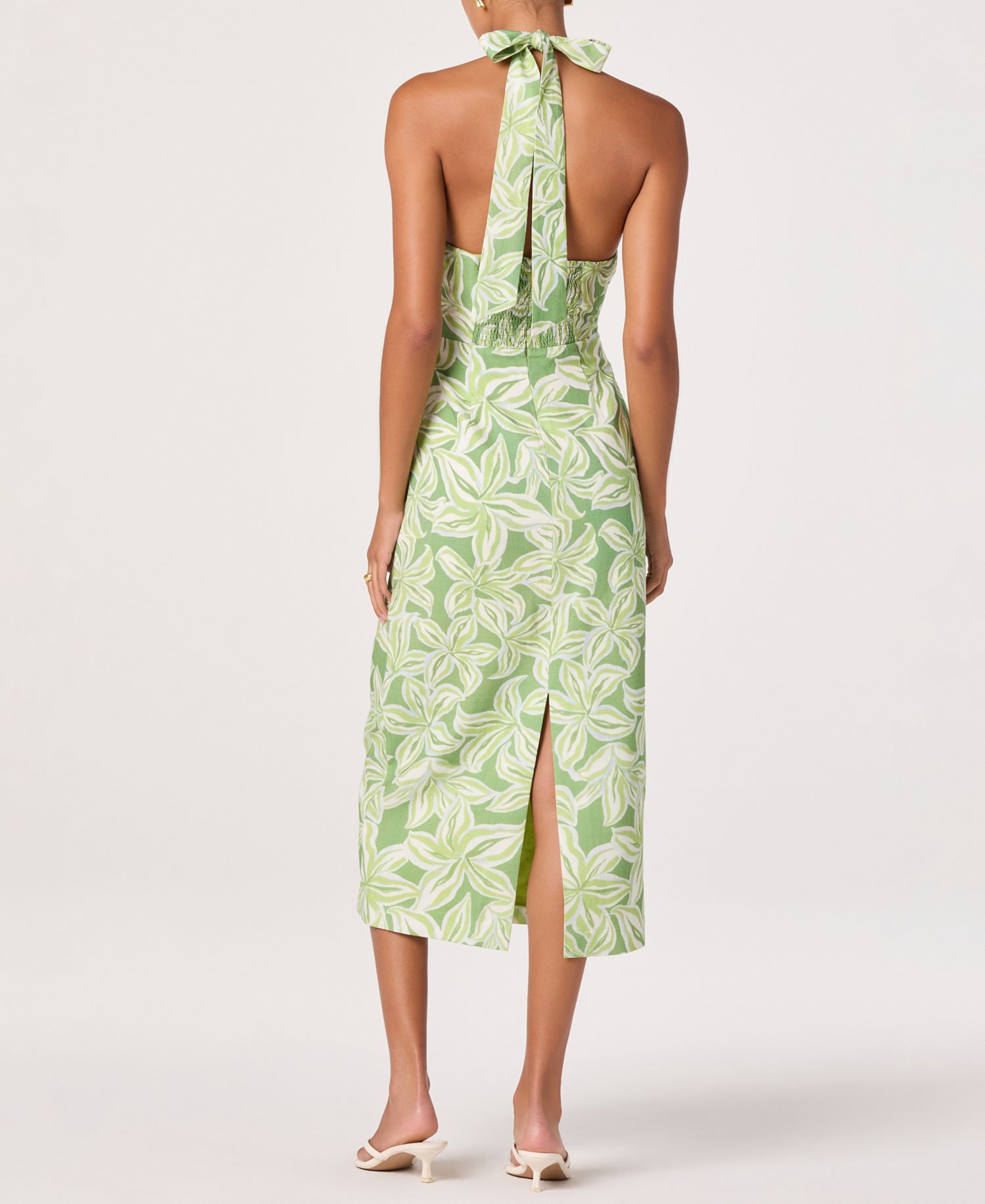 Women's Anita Halter Neck Midi Dress