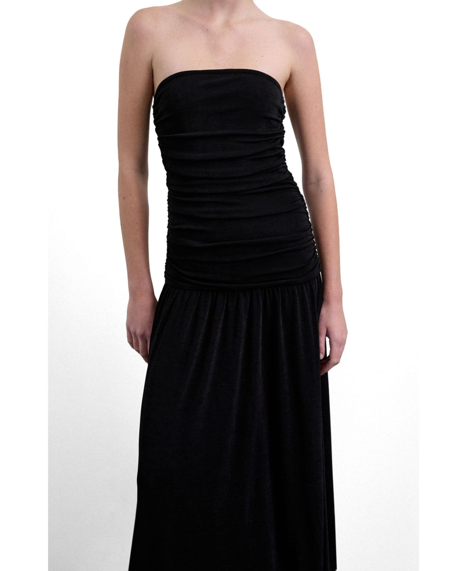 Women's Gathered Knit Dress