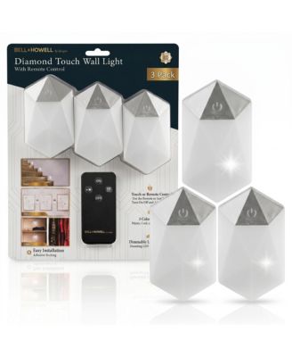 3-Pack Wireless Touch LED Wall Light Sconces with Remote