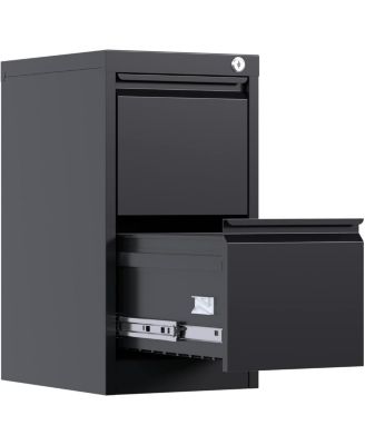 File Cabinet Metal Office File Cabinet with Secure Lock - for Letter, Legal, A4 and F4 Documents - Ideal for Home Office, Small Business