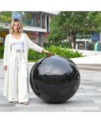 39 inch Big Shiny Inflatable Mirror Ball Giant Reusable PVC Balloon for Large Disco Party Wedding Event Stage Decoration