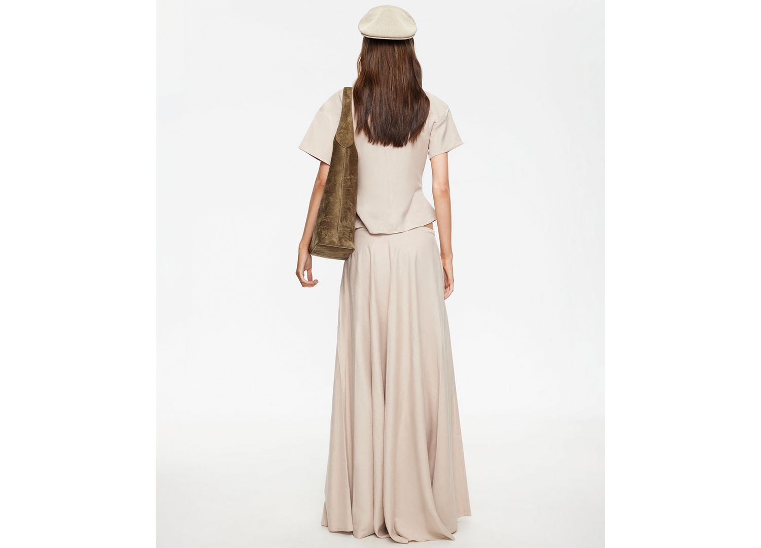 Women's Linen Halcyon Short-Sleeve Asymmetric Top