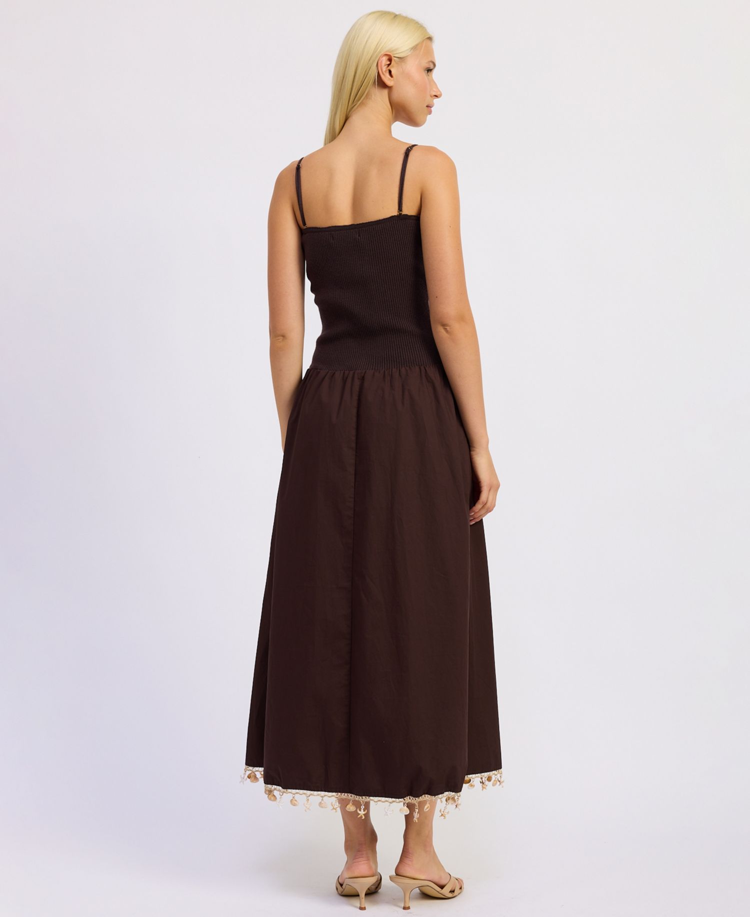 Women's Stella Mixed Media Sleeveless Dress