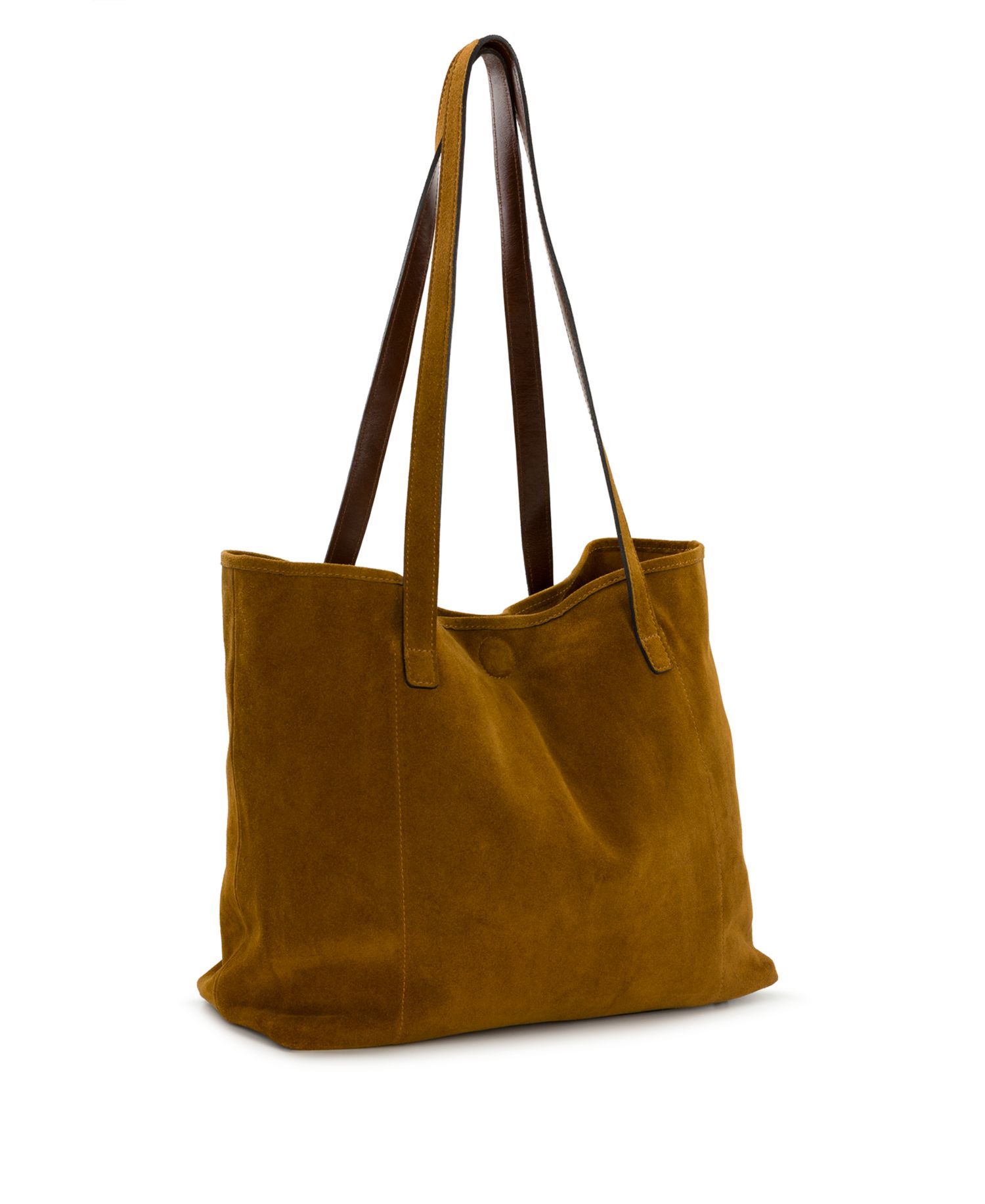 Suede Elise Large Tote Handbag