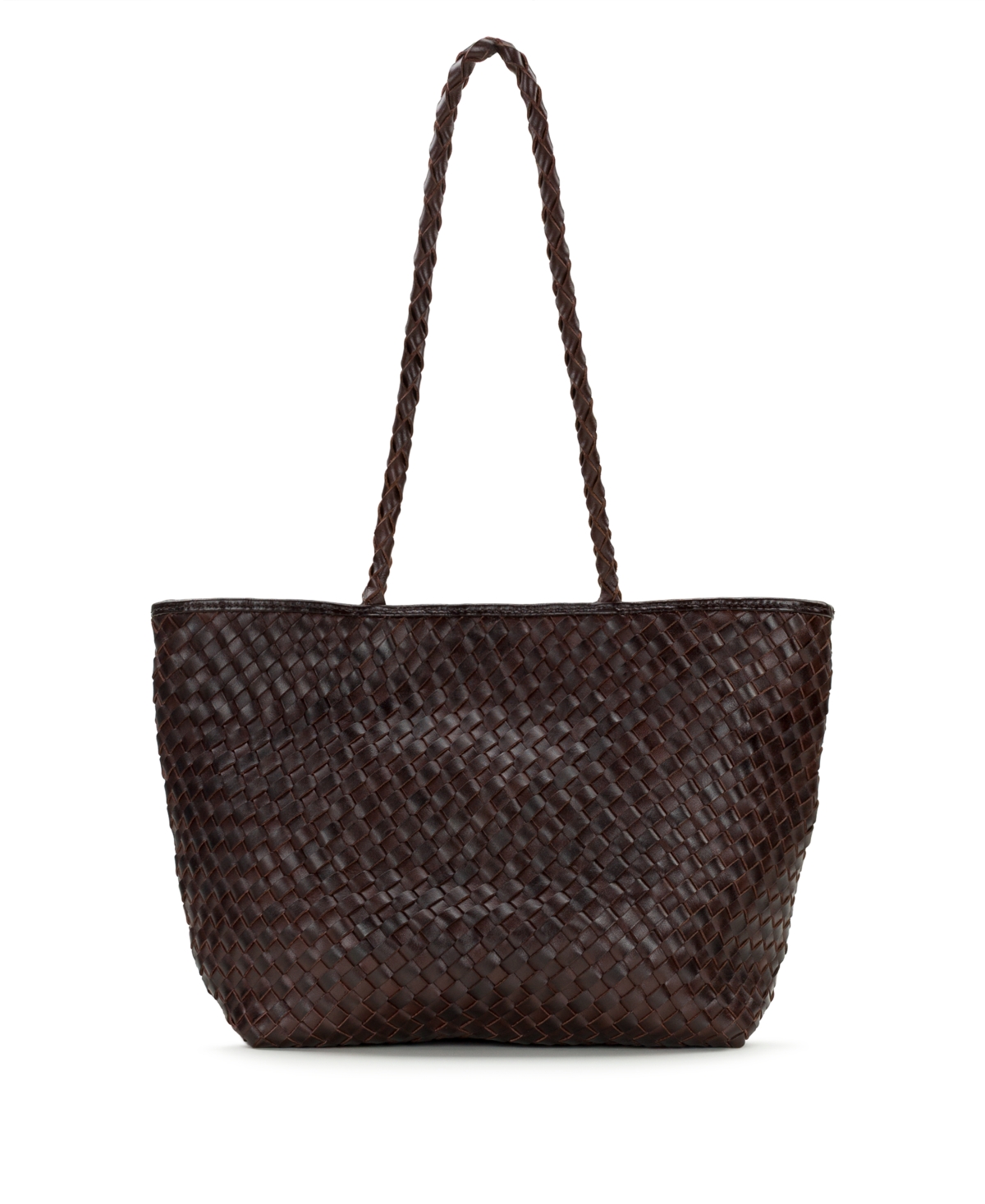 Patricia Nash Olivia Large Satchel Tote Bag In Brown