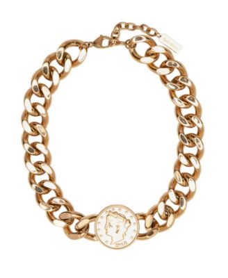 St. Moran Tarnish-Resistant Gold Corte Curb Chain Collar Necklace - Gold