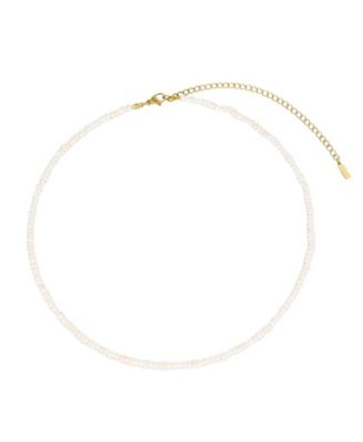 Tarnish-Resistant Natural Keshi Freshwater Pearl Rena Necklace