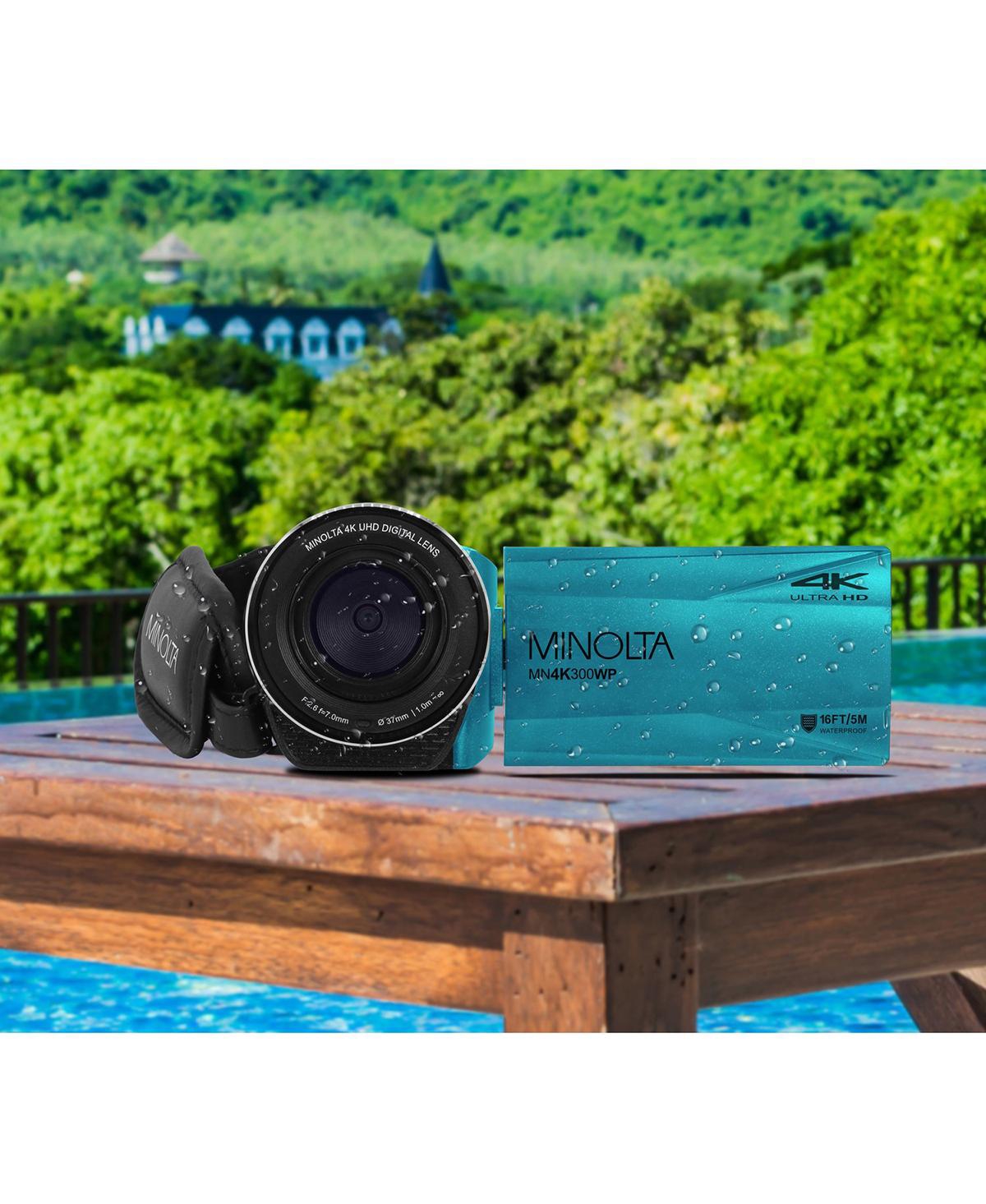 Minolta MN4K300WP 4K Ultra Hd 56MP Waterproof Camcorder
