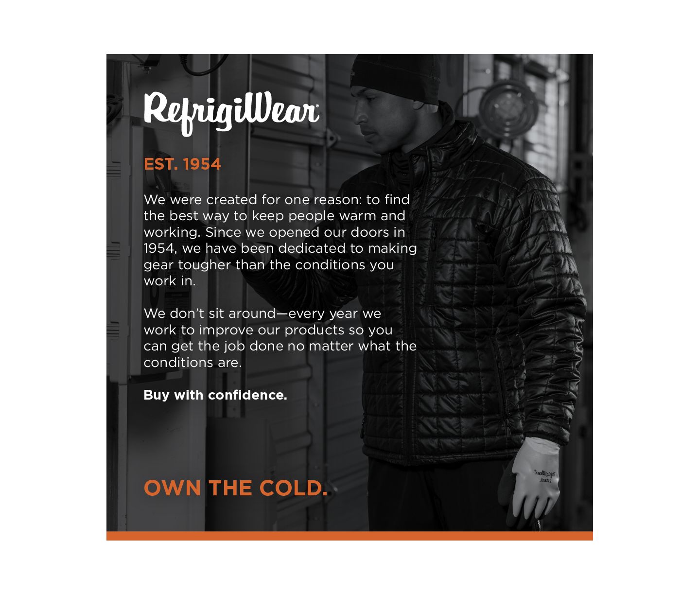 Мужская куртка RefrigiWear Big & Tall EnduraQuilt Wayfinder, цвет: Тёмно-синий — фото 4