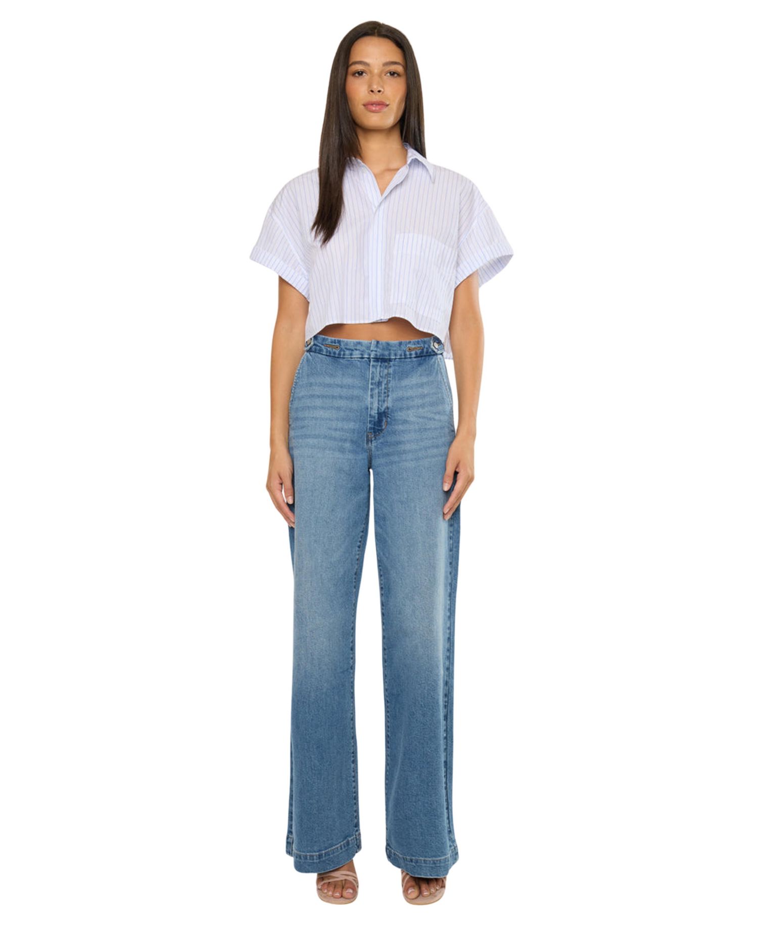 Women's Marnie Ultra High Rise Wide Leg Trouser Jeans