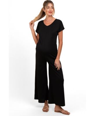 Women's Ribbed Wide Leg Jumpsuit