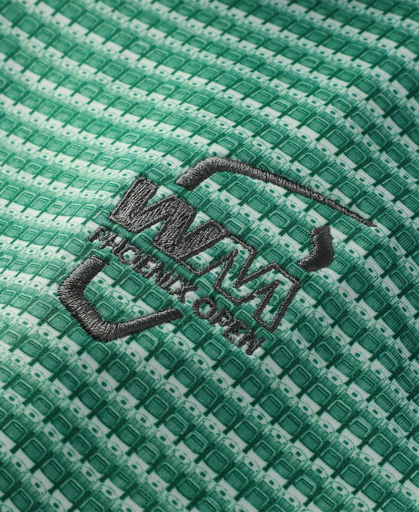 Мужская рубашка-поло Puma WM Phoenix Open Mattr Stadium Chair, Green — фото 2