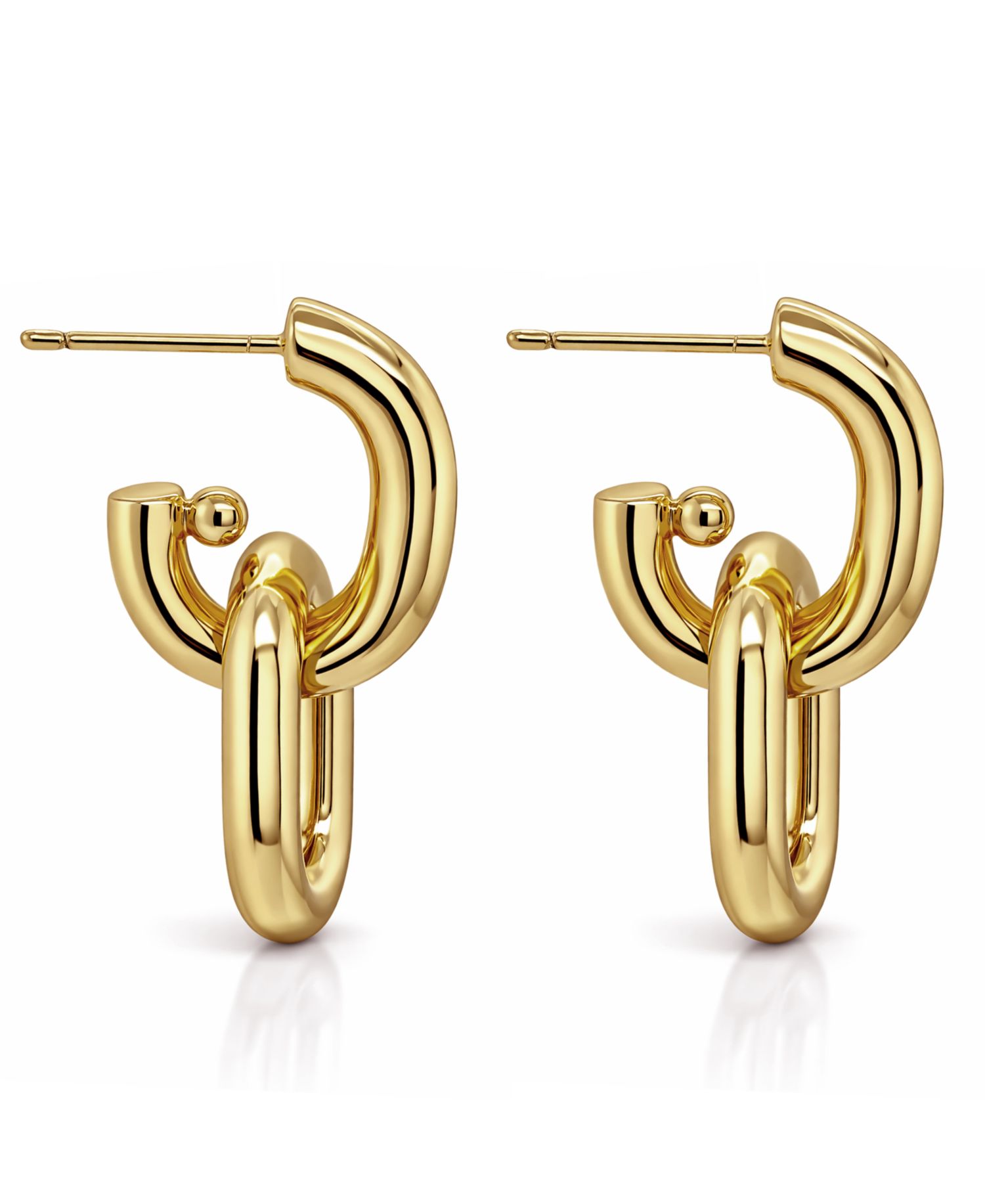 Link Drop Post Earring