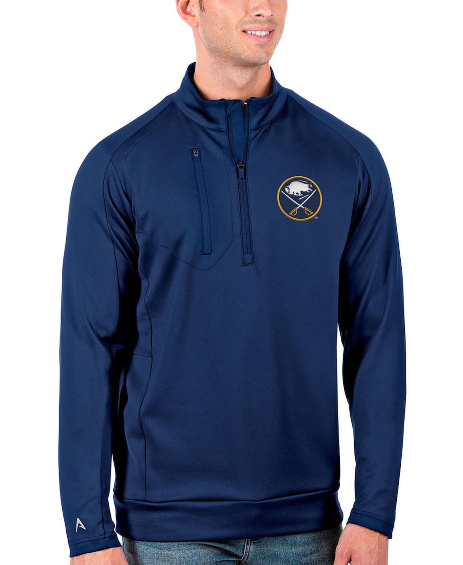 Men's Royal Buffalo Sabres Generation Quarter-Zip Pullover Jacket